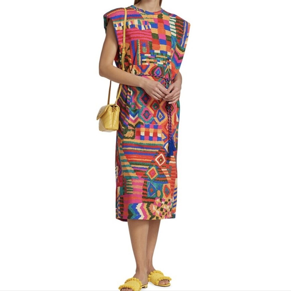 Colorful Geometric Pattern Dress